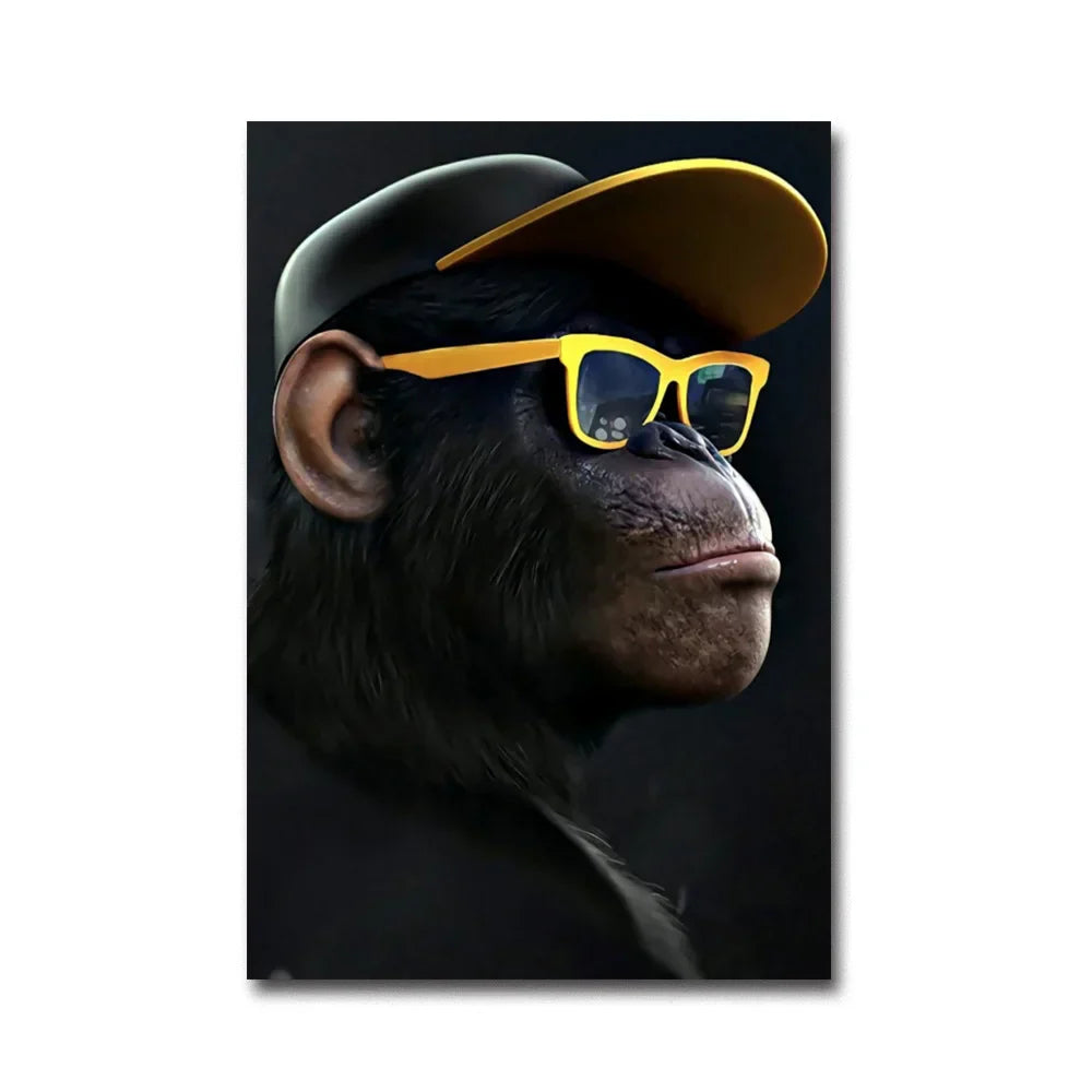 DecorBites™ Fashionable Monkey Wall Art - Premium Home Decor