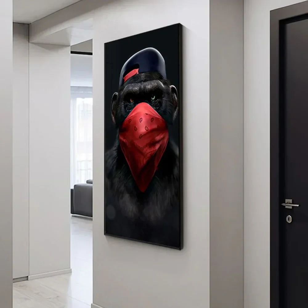 DecorBites™ Fashionable Monkey Wall Art - Premium Home Decor