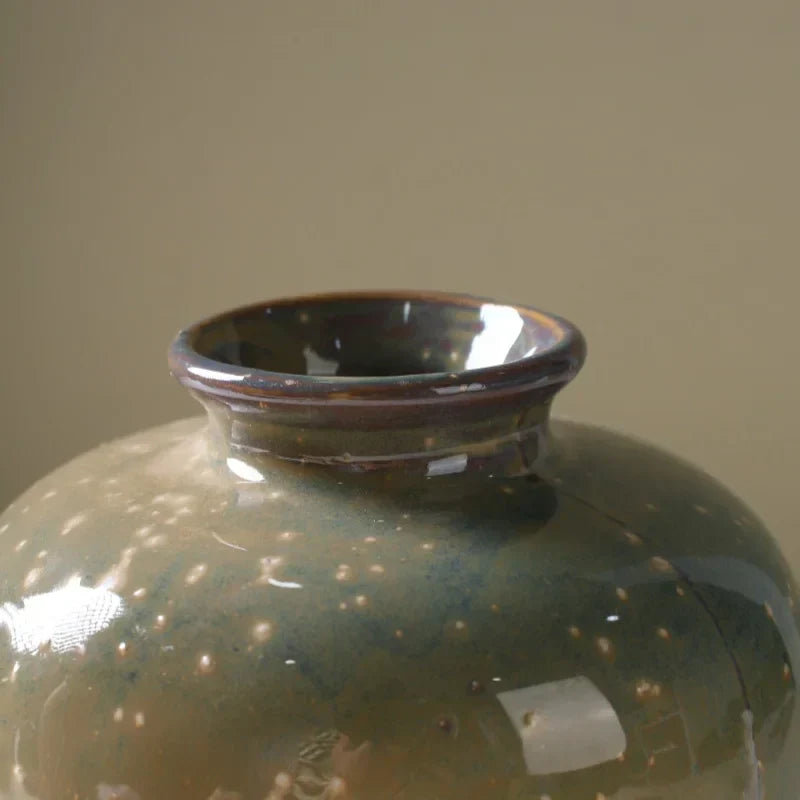 DecorBites™ Flower Decor Ceramic Vase - 13.5CM High