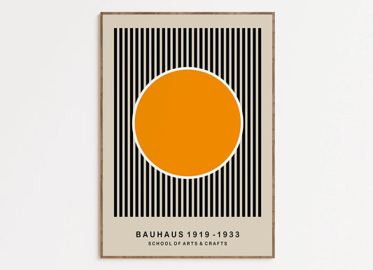 DecorBites™ Geometric Bauhaus Canvas Prints for Home Decor