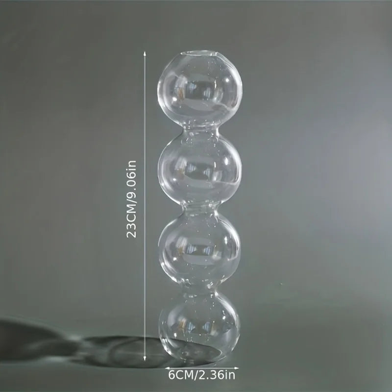 DecorBites™ Glass Bubble Hydroponic Vase for Wedding and Home