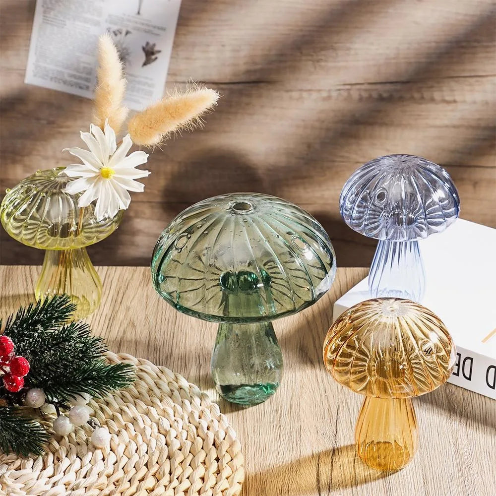 DecorBites™ Glass Hydroponic Flower Vase - Home Decor