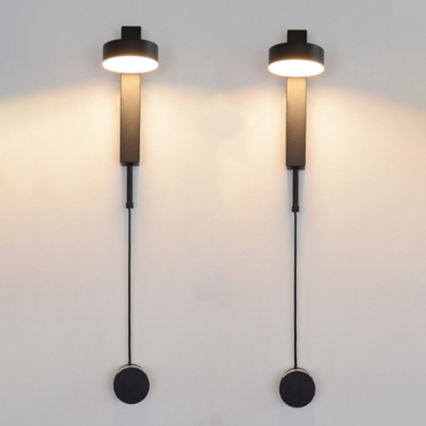 DecorBites™ Gold Wall Lamp with Dimmer Switch