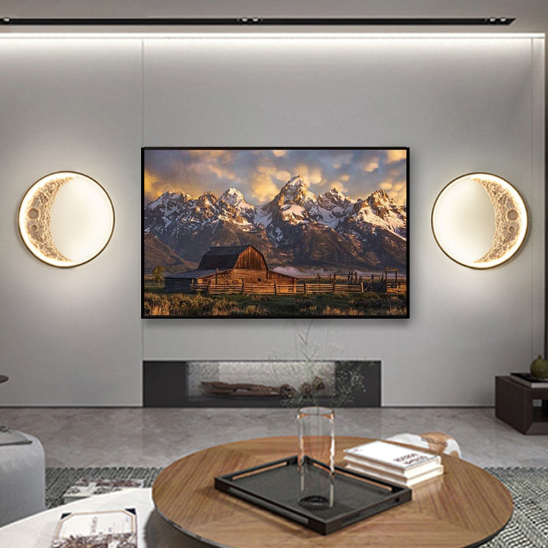 DecorBites™ Half Moon Modern LED Wall Lamp