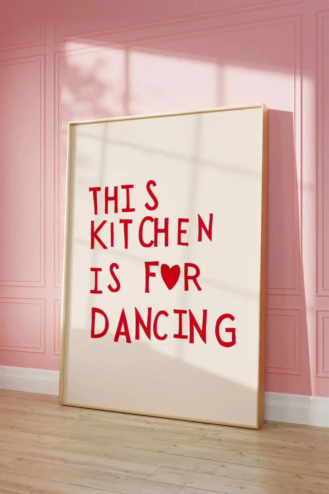 DecorBites™ Heart Quote Kitchen Wall Art Painting