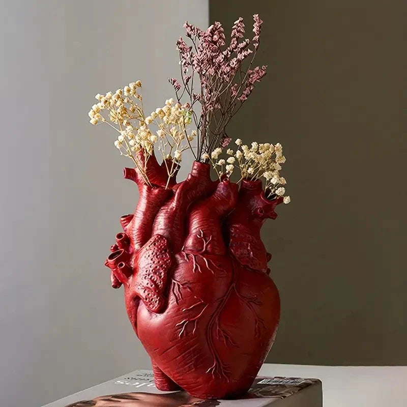 DecorBites™ Heart Shape Resin Vase - 4 Colors