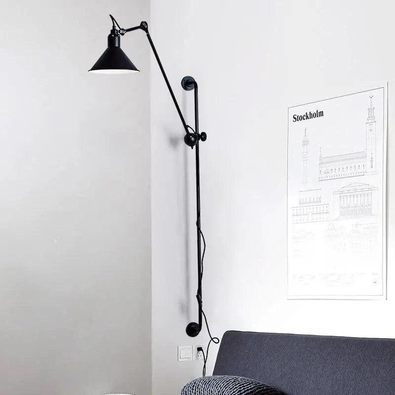 DecorBites™ Industrial Plug In Wall Sconce - Haley