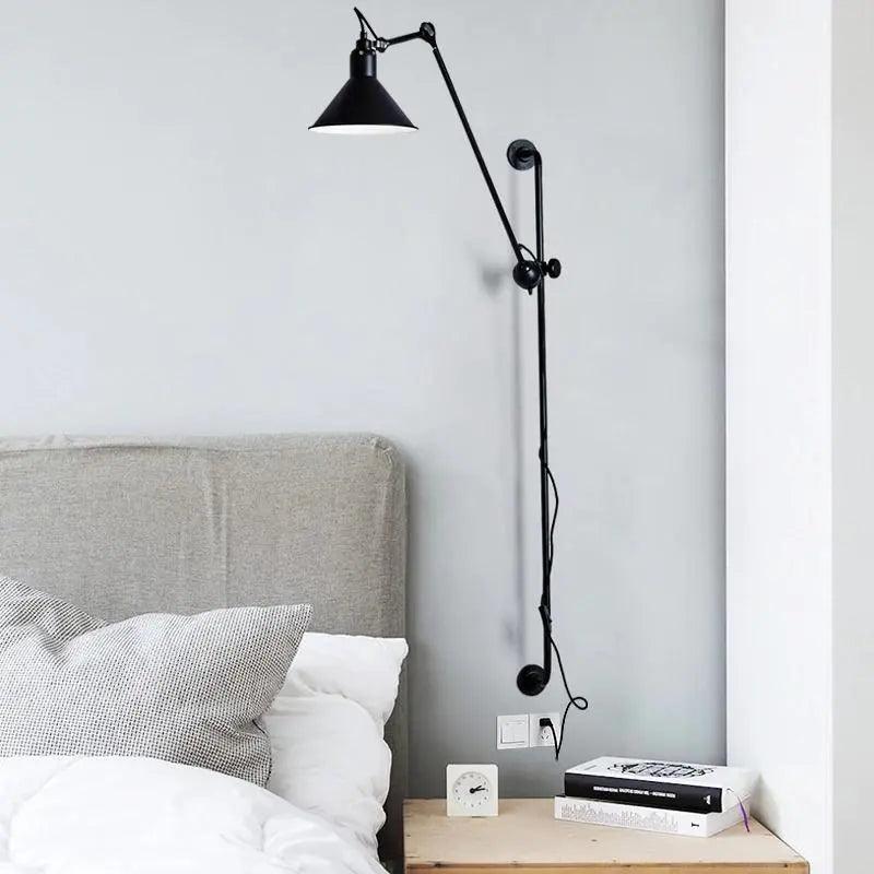 DecorBites™ Industrial Plug In Wall Sconce - Haley