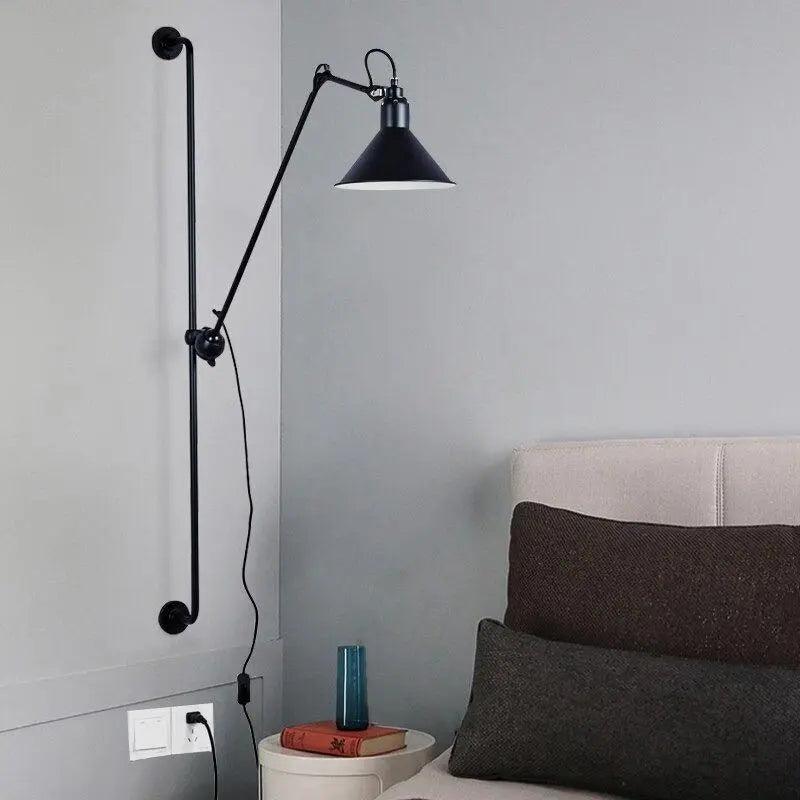 DecorBites™ Industrial Plug In Wall Sconce - Haley