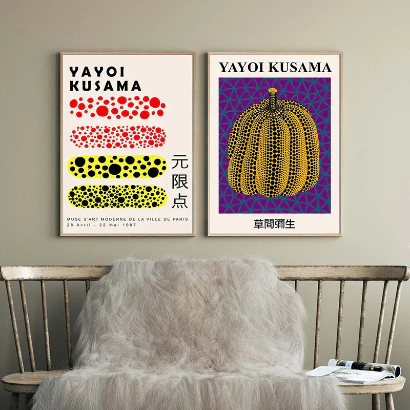DecorBites™ Japanese Abstract Art Canvas Print for Home Décor