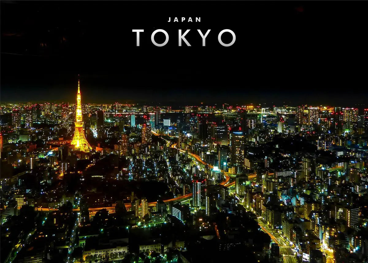 DecorBites™ Japanese City Landscape Canvas Wall Art