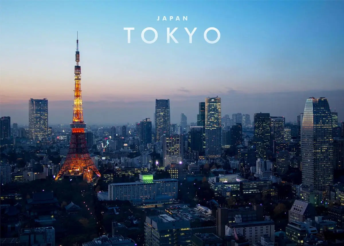 DecorBites™ Japanese City Landscape Canvas Wall Art