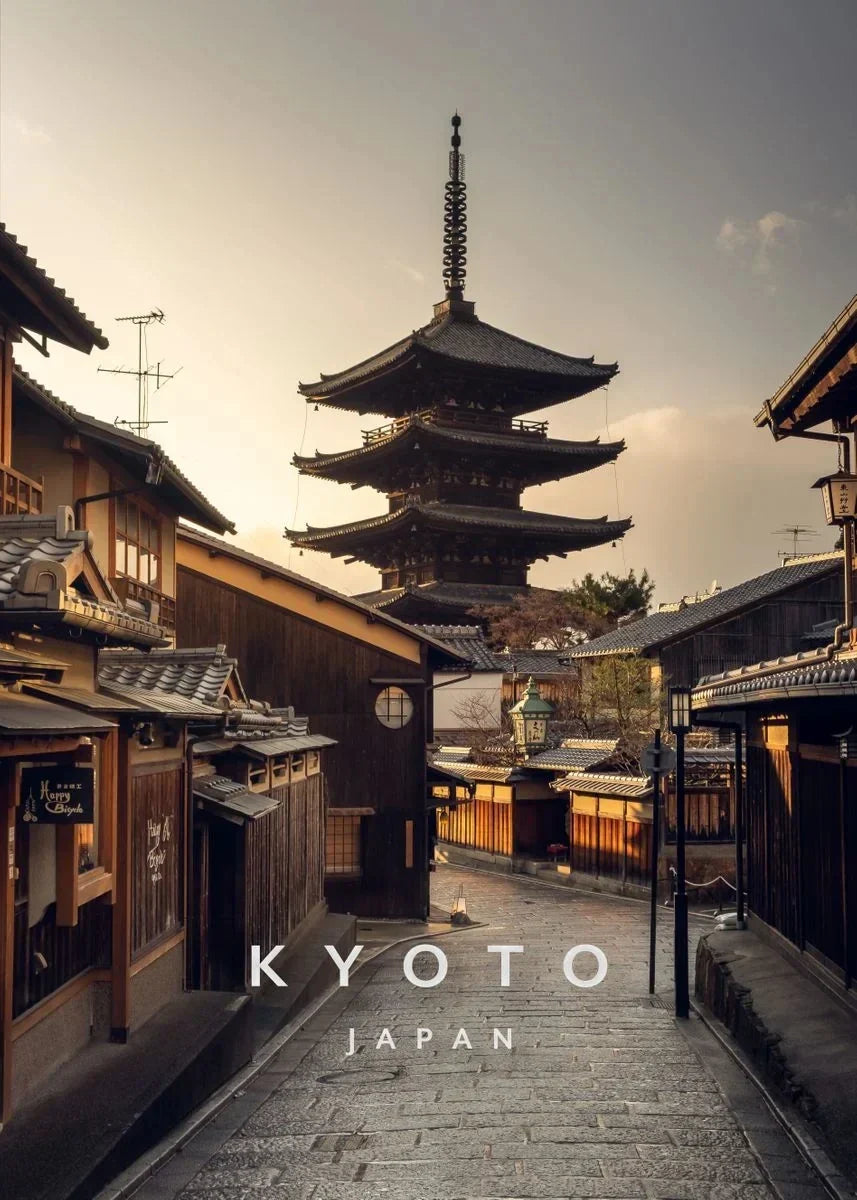 DecorBites™ Japanese City Landscape Canvas Wall Art