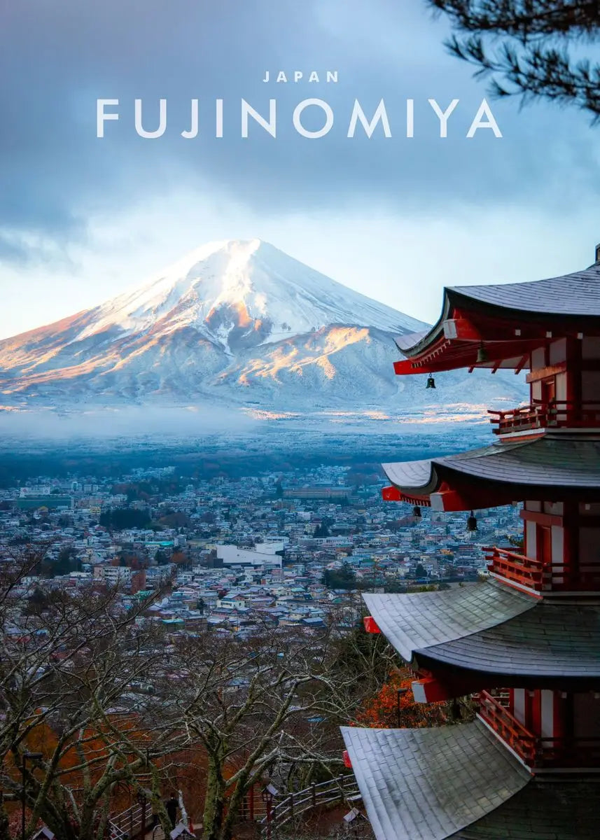 DecorBites™ Japanese City Landscape Canvas Wall Art