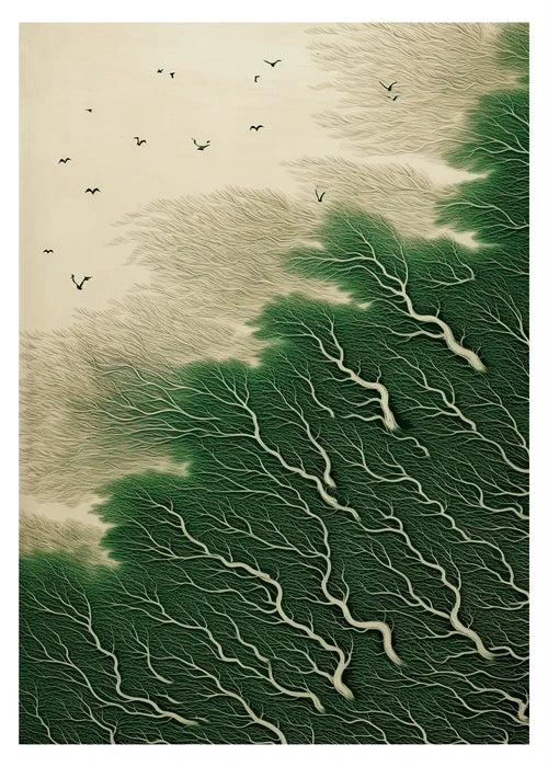 DecorBites™ Japanese Hokusai Canvas Art Print for Home Decor
