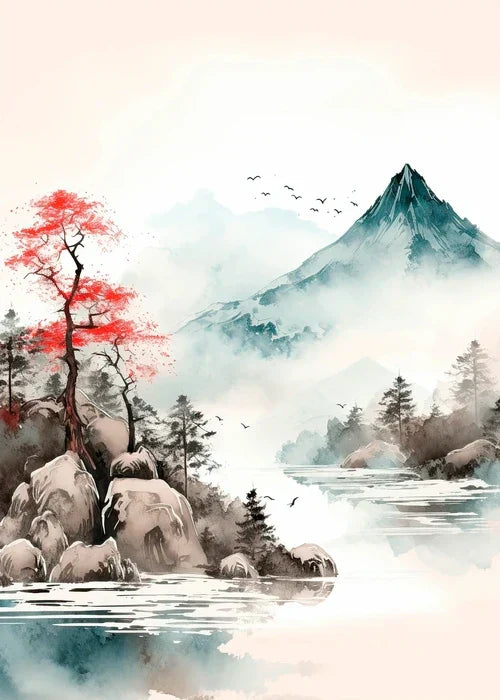 DecorBites™ Japanese Hokusai Canvas Art Print for Home Decor