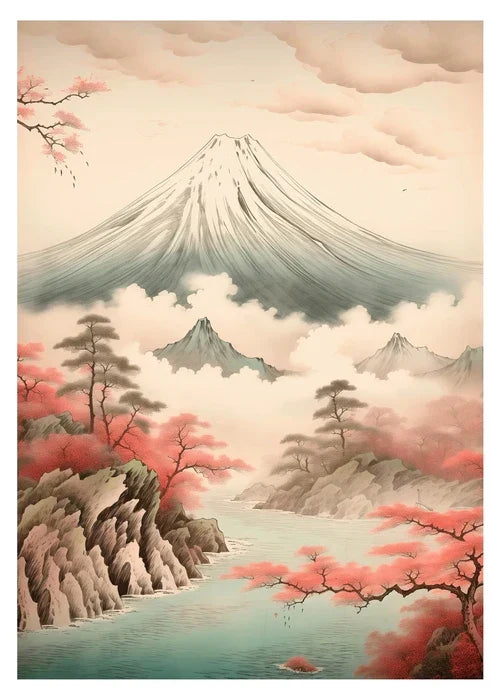 DecorBites™ Japanese Hokusai Canvas Art Print for Home Decor