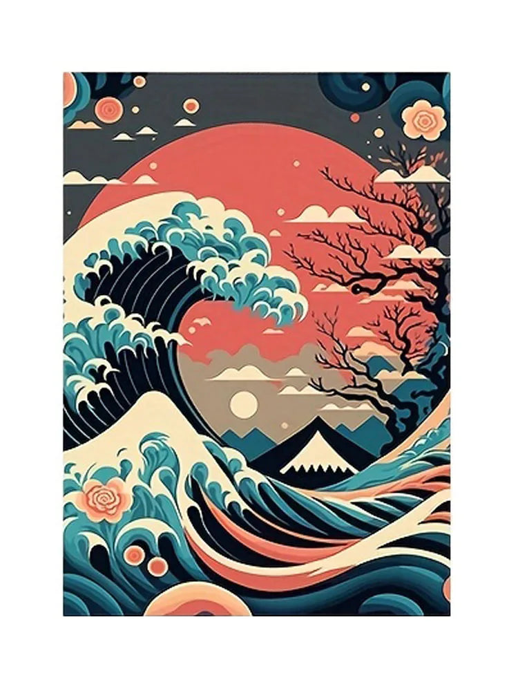 DecorBites™ Japanese Nature Landscape Canvas Wall Art