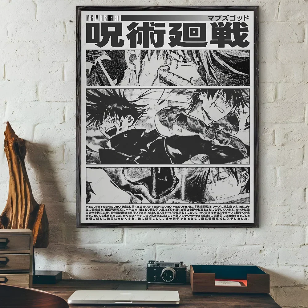 DecorBites™ Jujutsu Kaisen Anime Poster Wall Art