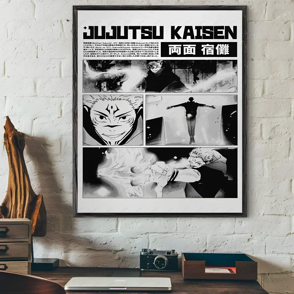 DecorBites™ Jujutsu Kaisen Anime Poster Wall Art