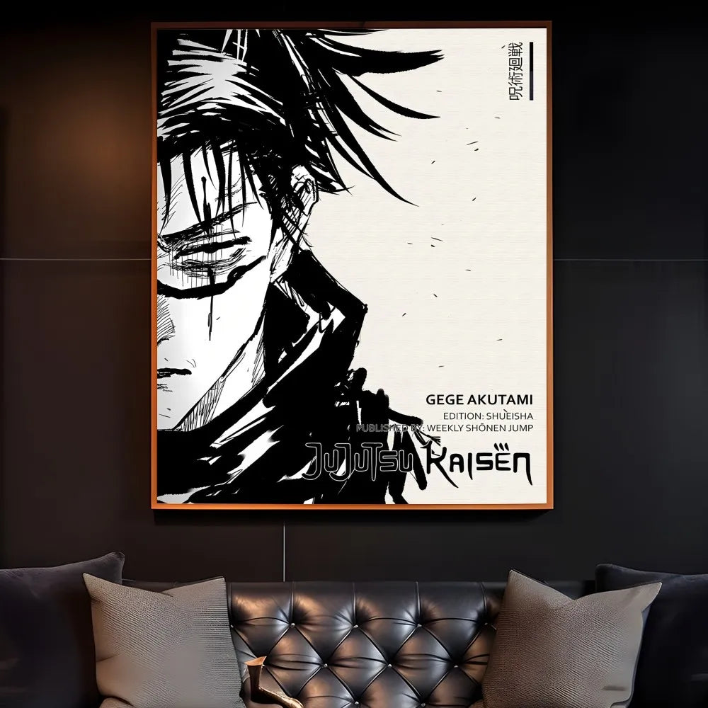 DecorBites™ Jujutsu Kaisen Anime Poster Wall Art