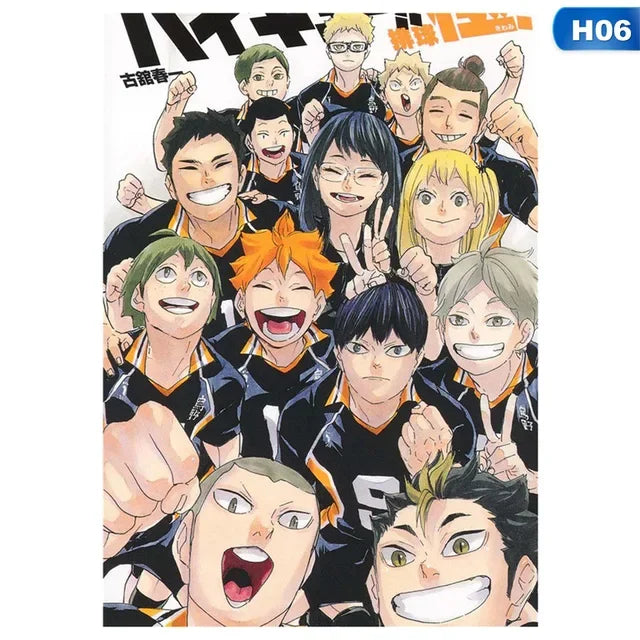 DecorBites™ Kids Haikyuu Volleyball Anime Canvas Poster