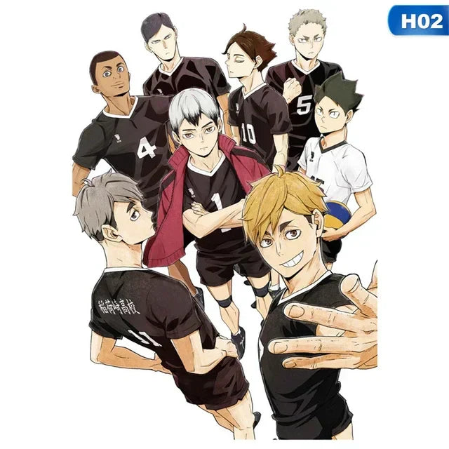 DecorBites™ Kids Haikyuu Volleyball Anime Canvas Poster