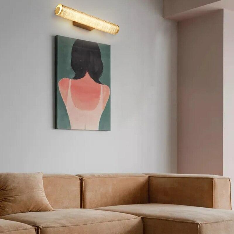 DecorBites™ Luxury Gold Vanity Wall Sconce