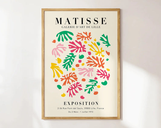 DecorBites™ Matisse Floral Art Poster and Prints