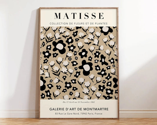 DecorBites™ Matisse Floral Art Prints - Botanical Collection