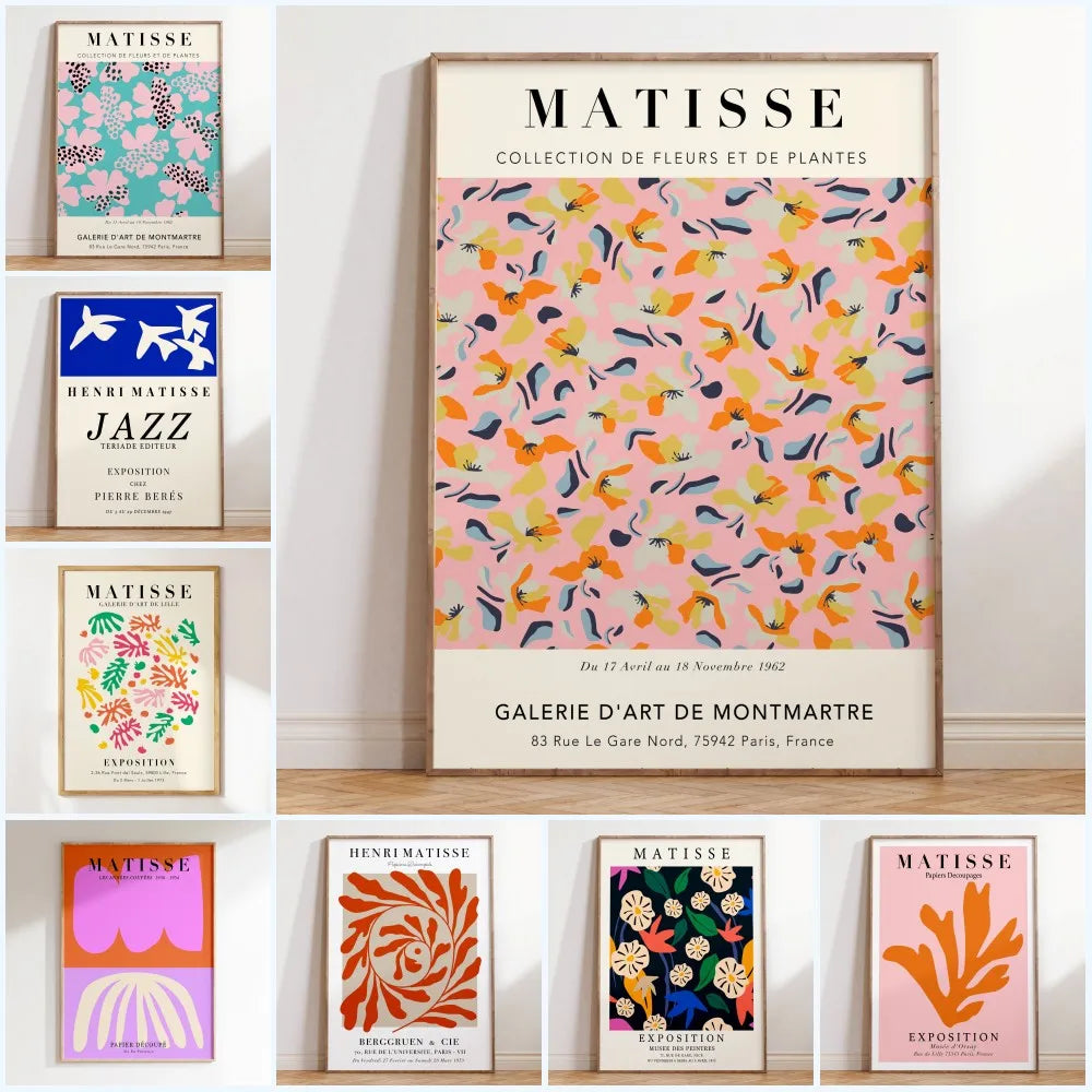 DecorBites™ Matisse Floral Art Prints & Canvas
