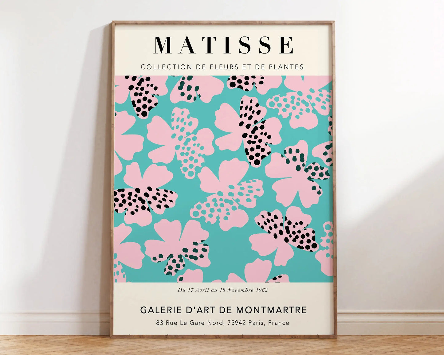 DecorBites™ Matisse Floral Art Prints - Flower Market Exhibition