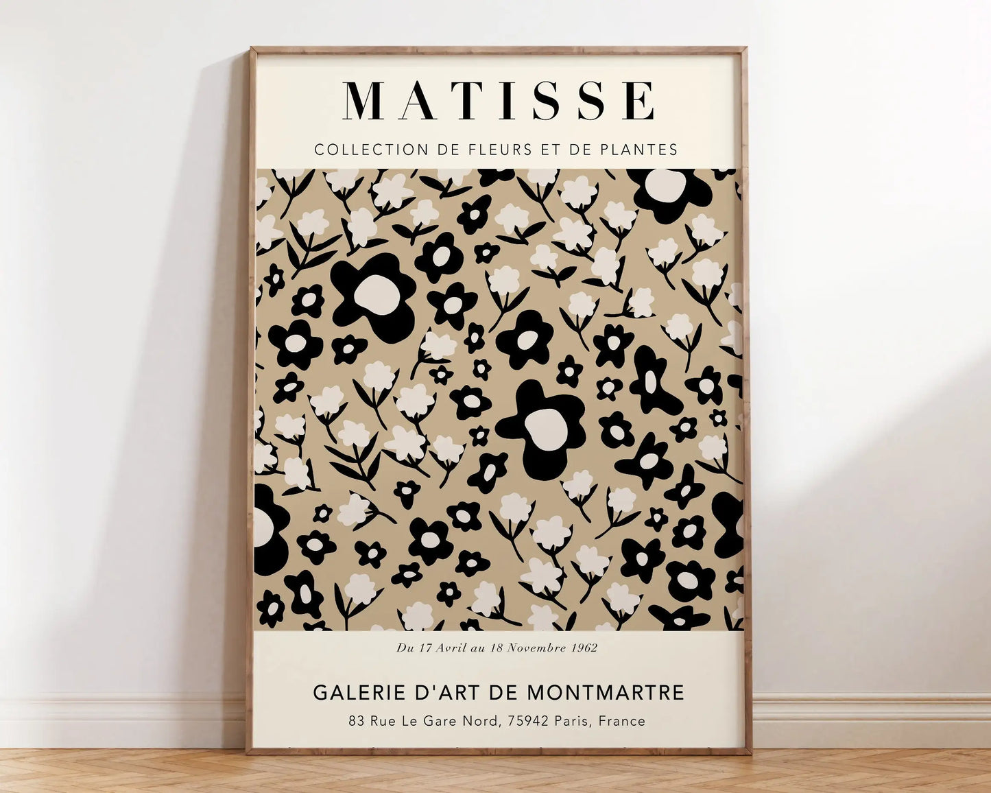 DecorBites™ Matisse Floral Art Prints - Flower Market Exhibition