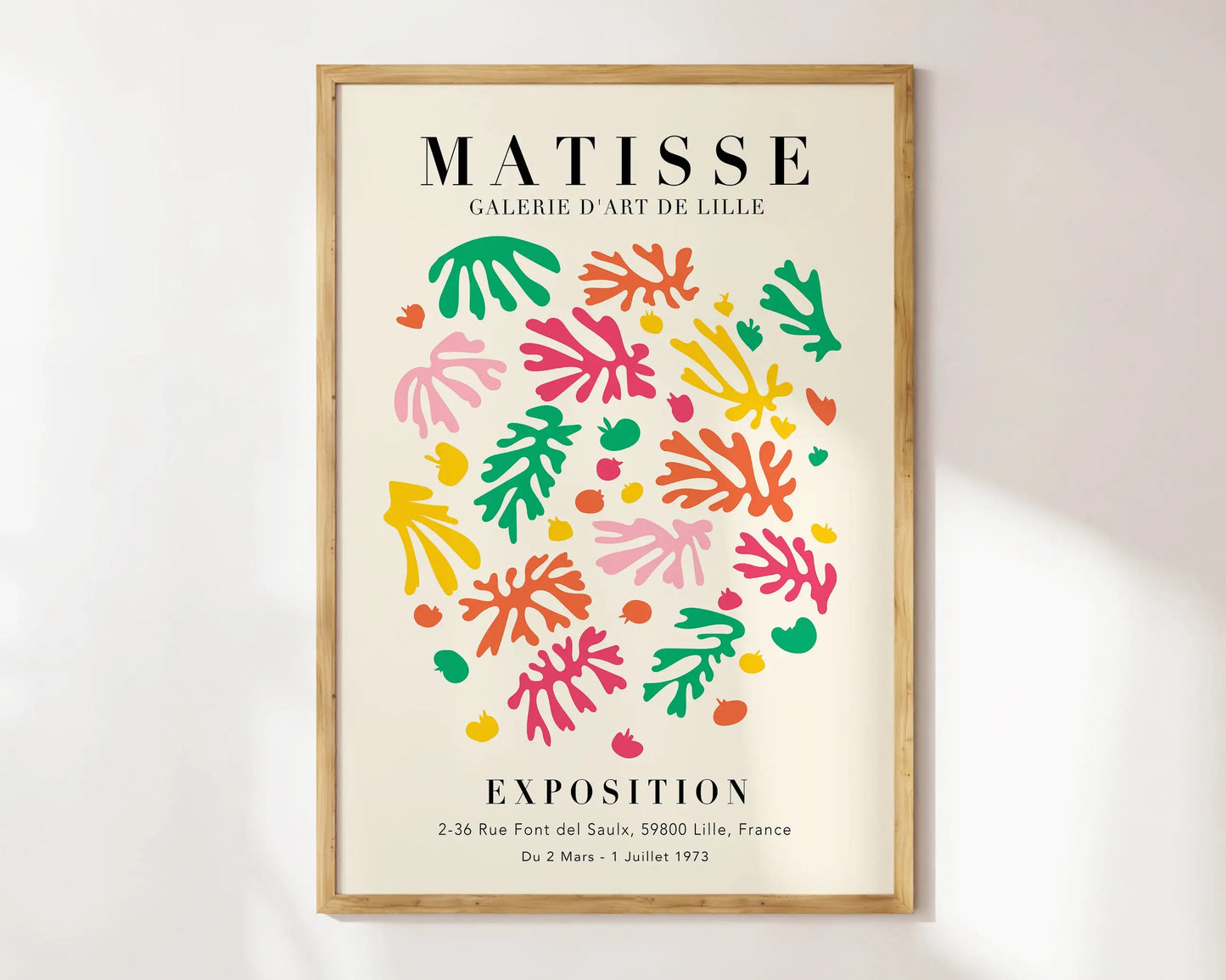 DecorBites™ Matisse Floral Art Prints - Flower Market Exhibition