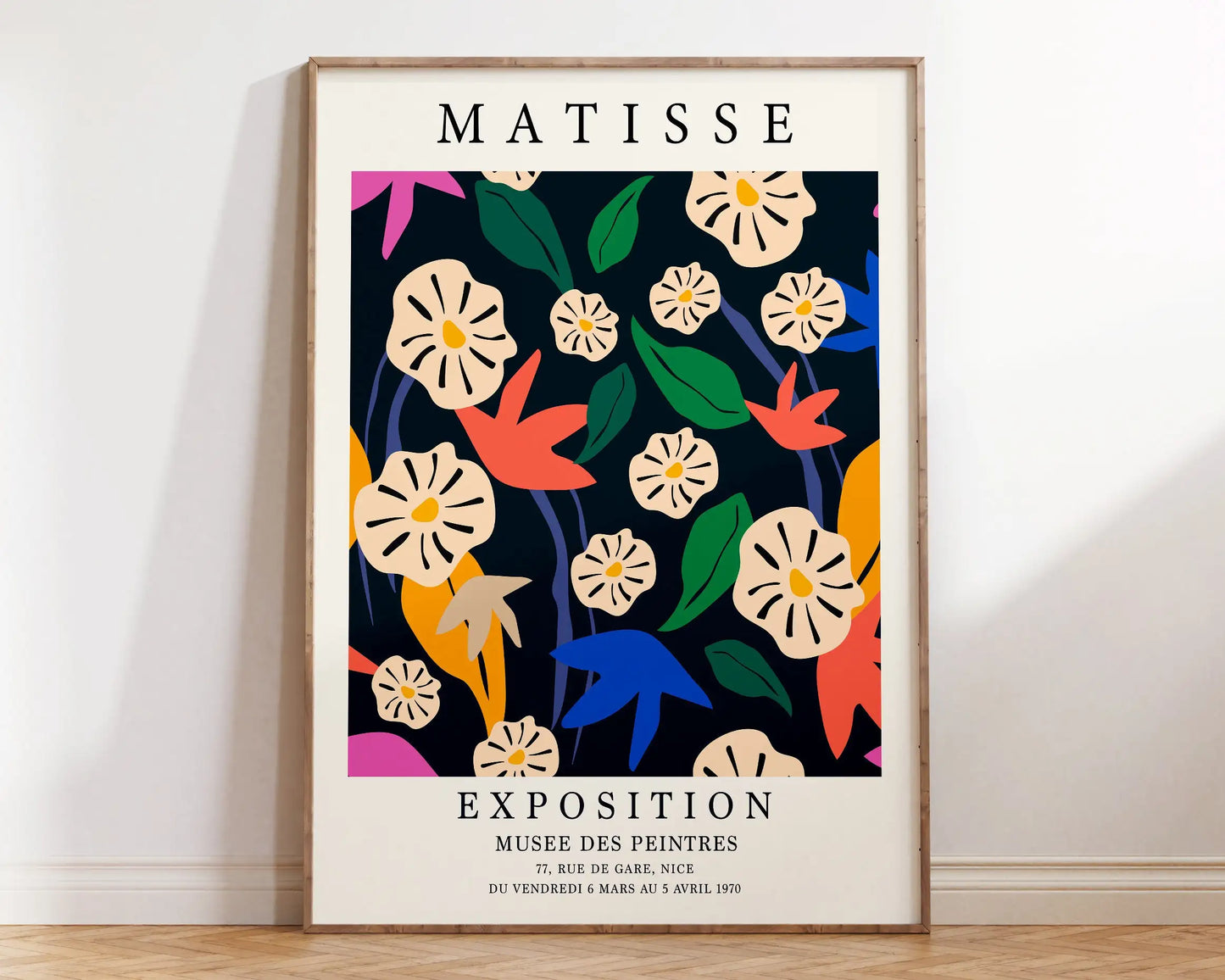 DecorBites™ Matisse Floral Art Prints - Flower Market Exhibition