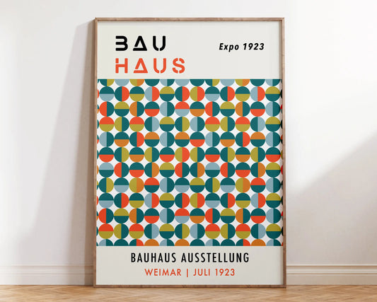 DecorBites™ Mid Century Geometric Art Canvas Print