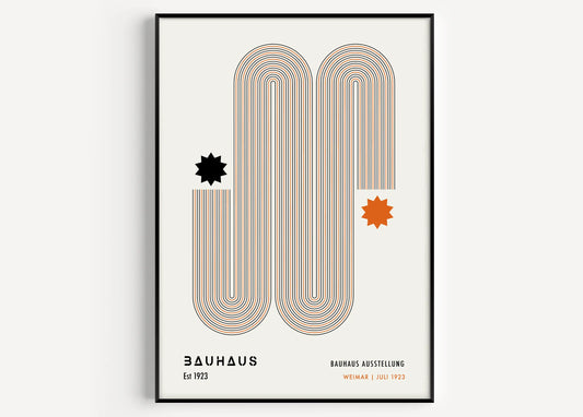DecorBites™ Mid Century Geometric Canvas Prints for Home