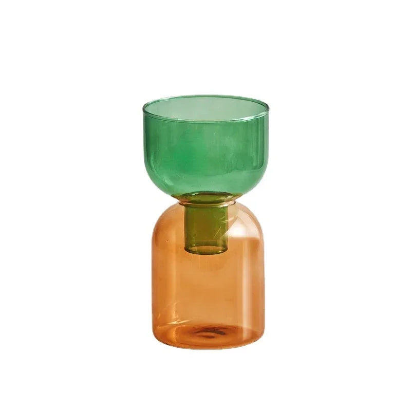 DecorBites™ Mini Glass Vase Set for Plants and Candles