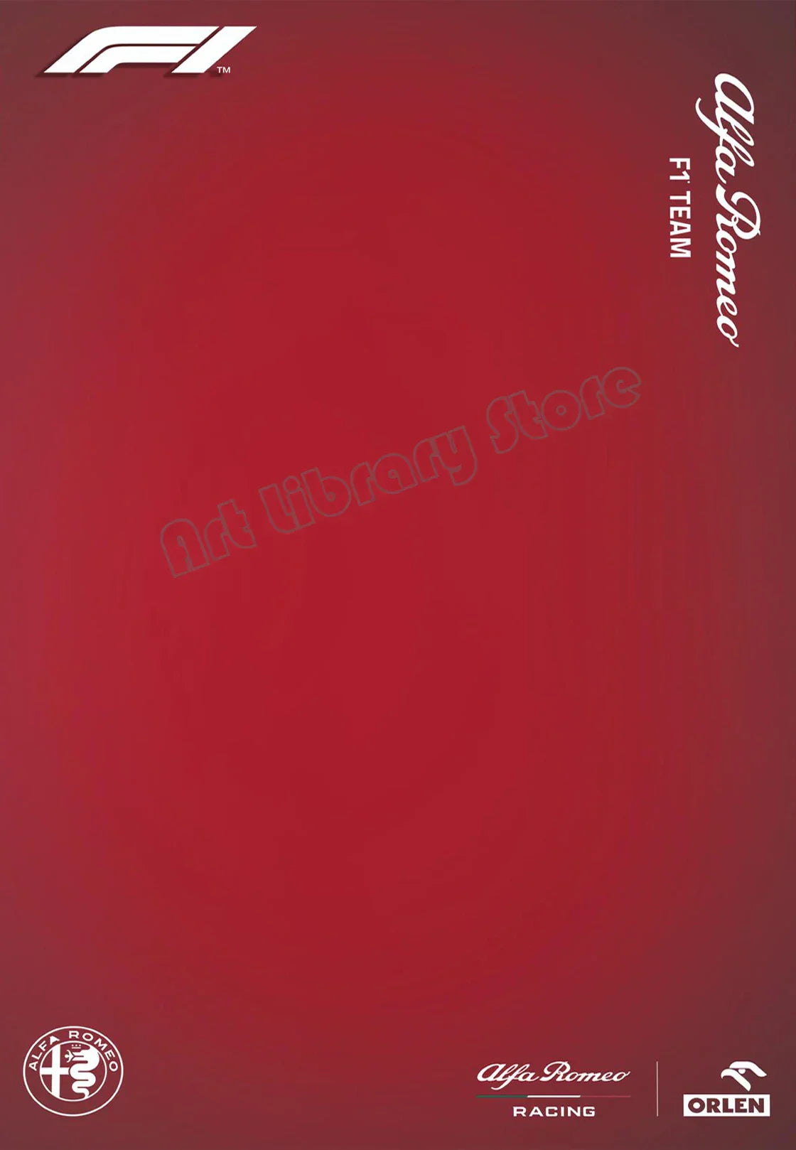 DecorBites™ Minimalist Formula 1 Canvas Wall Art