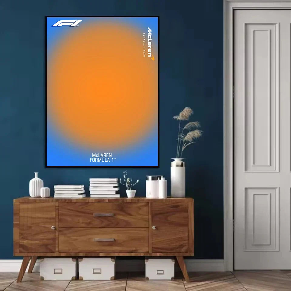 DecorBites™ Minimalist Formula 1 Canvas Wall Art
