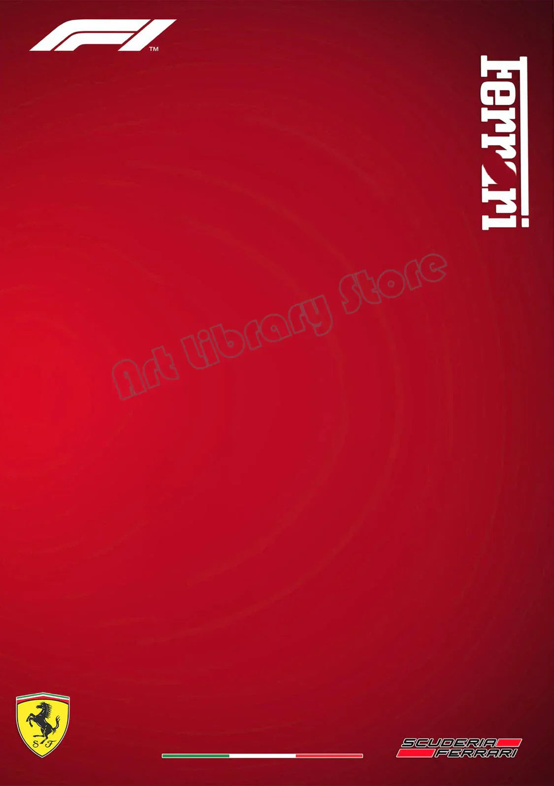 DecorBites™ Minimalist Formula 1 Canvas Wall Art