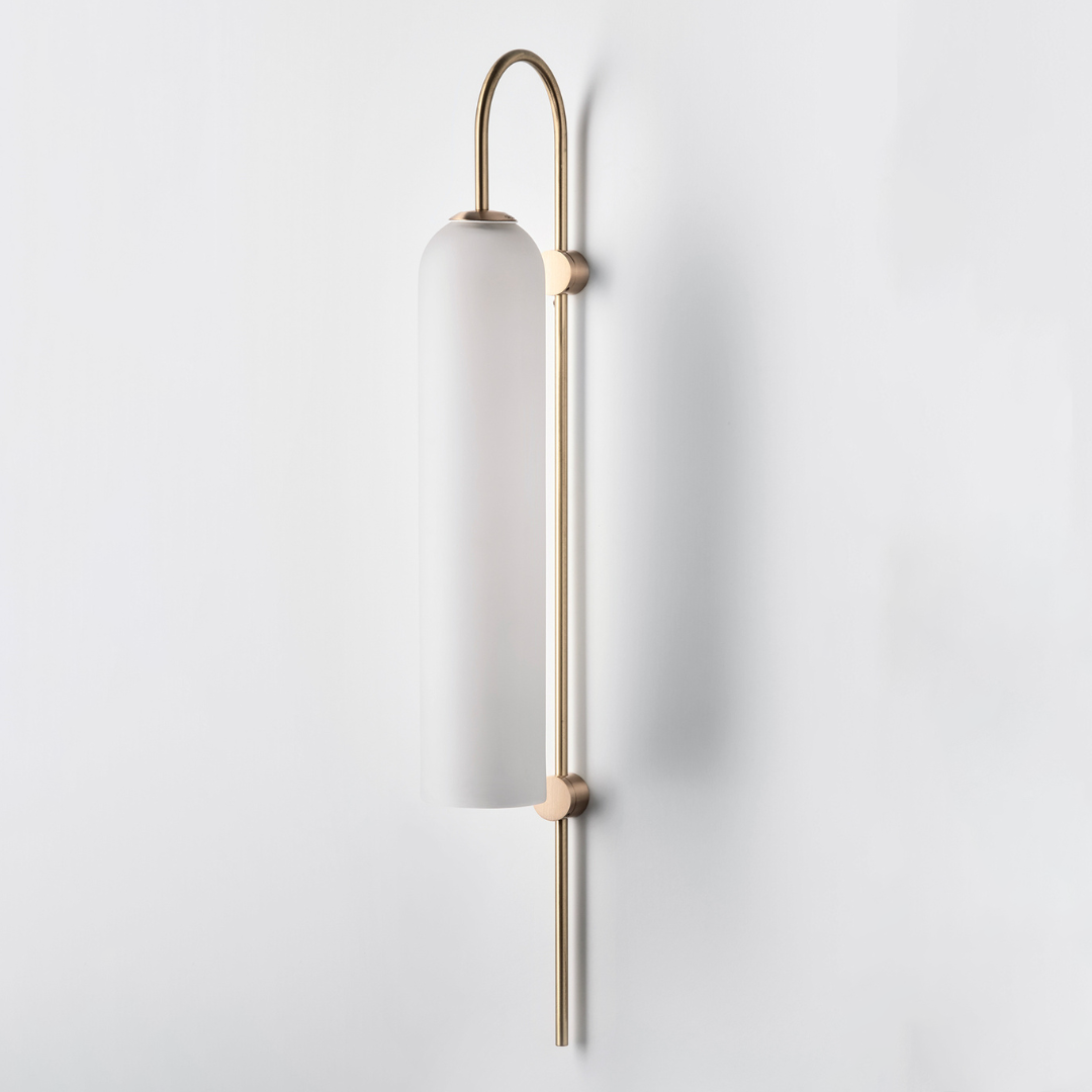 DecorBites™ Modern Brass Wall Sconces