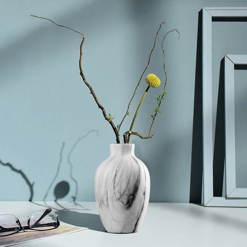 DecorBites™ Modern Ceramic Nordic Flower Vase for Home Decor