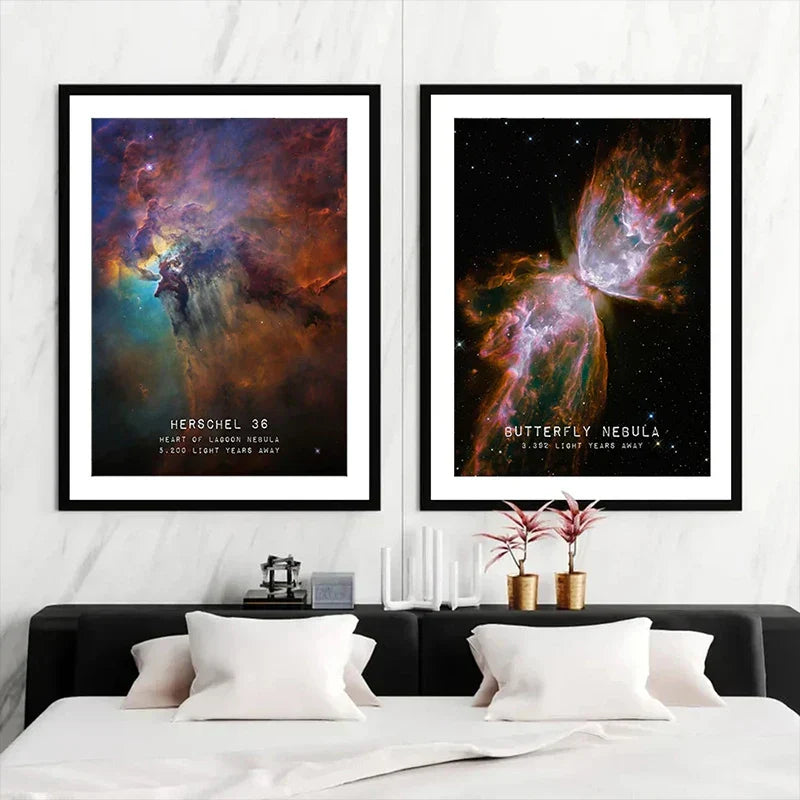 DecorBites™ Modern Galaxy Canvas Art Prints for Home