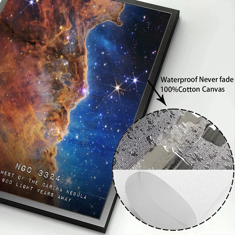 DecorBites™ Modern Galaxy Canvas Art Prints for Home