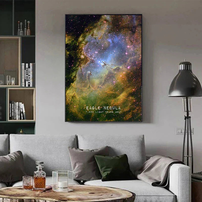 DecorBites™ Modern Galaxy Canvas Art Prints for Home