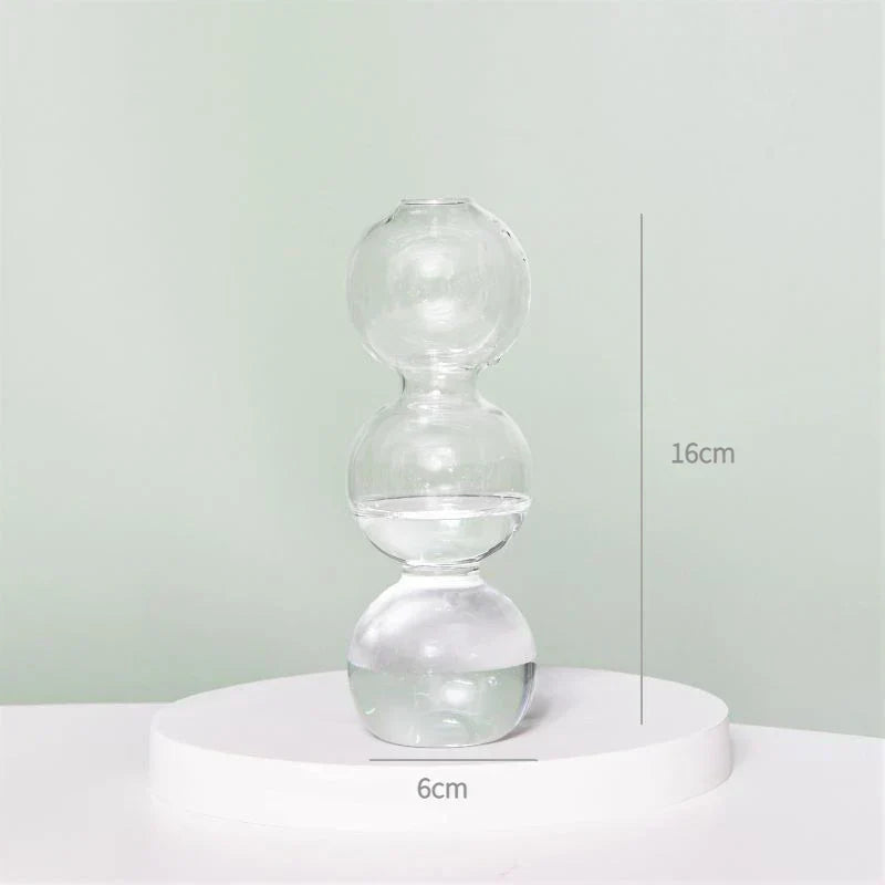 DecorBites™ Modern Nordic Glass Vases Set for Home and Wedding