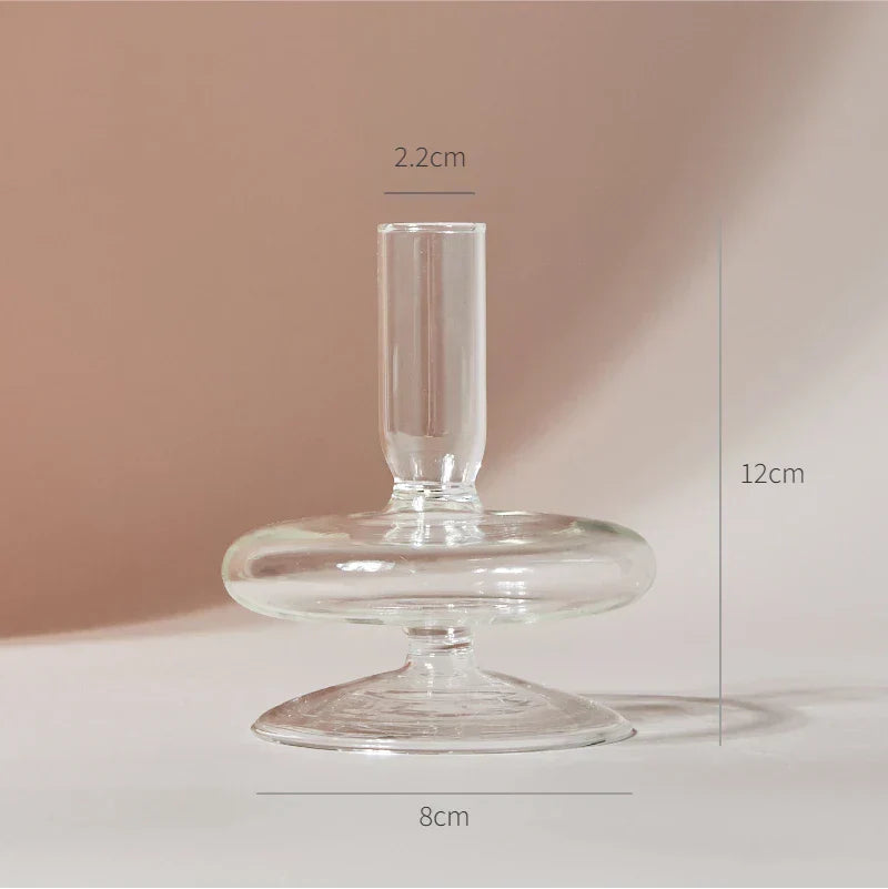 DecorBites™ Modern Nordic Glass Vases Set for Home and Wedding