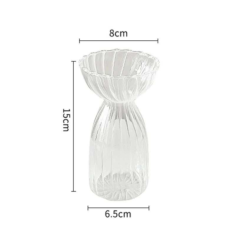 DecorBites™ Modern Nordic Glass Vases Set for Home and Wedding