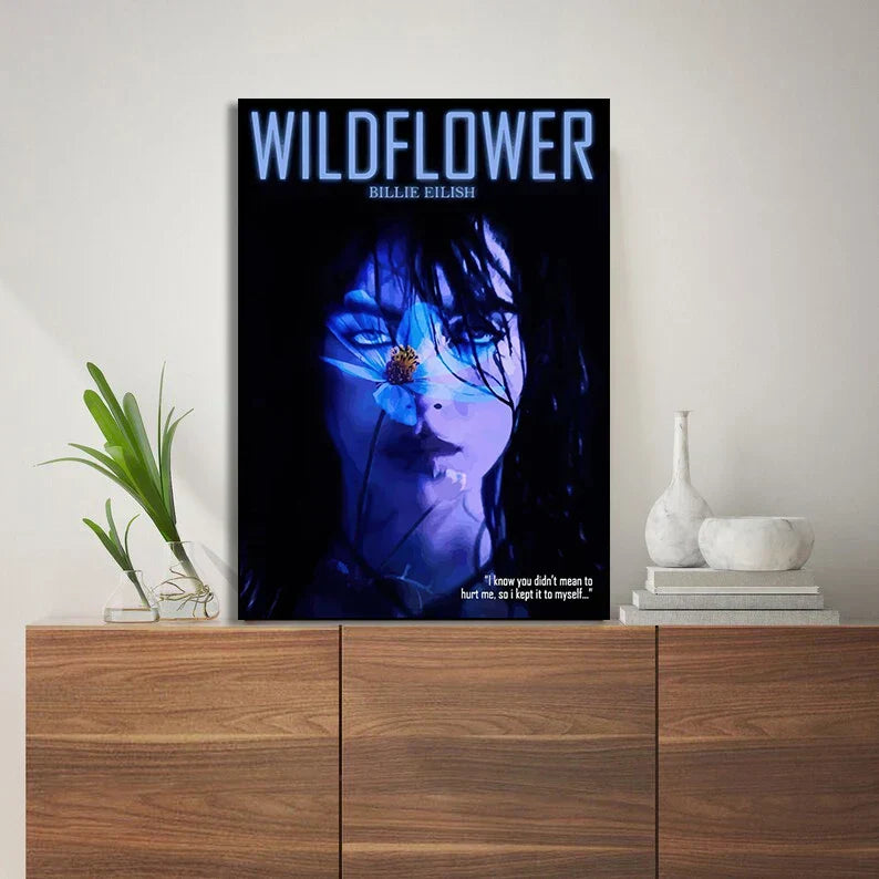 DecorBites™ Modern Singer B-Billies Print Canvas Wall Art